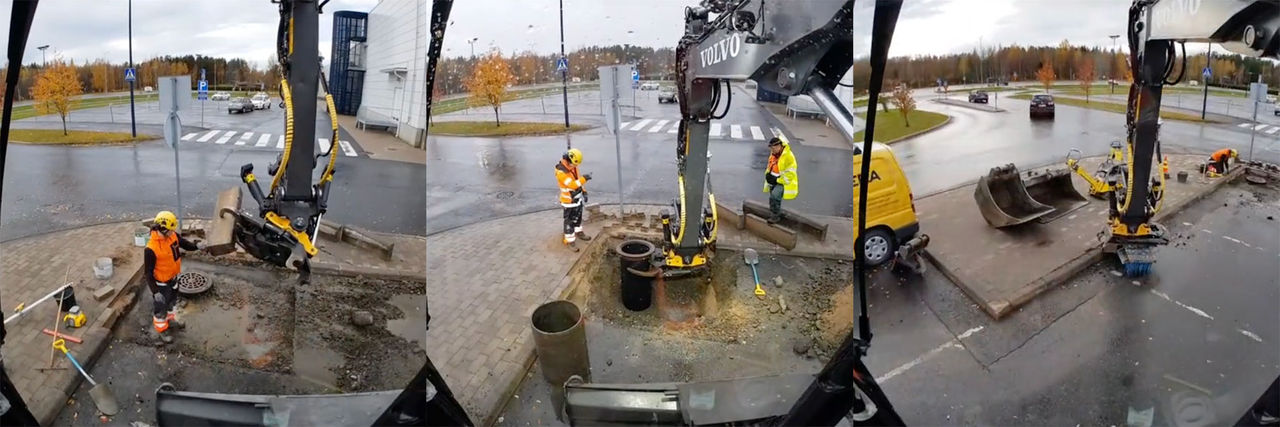 Snygga grävmaskinsfärdigheter