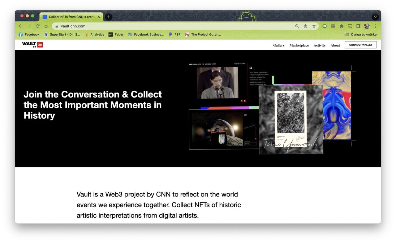 CNN fimpar sin NFT-satsning