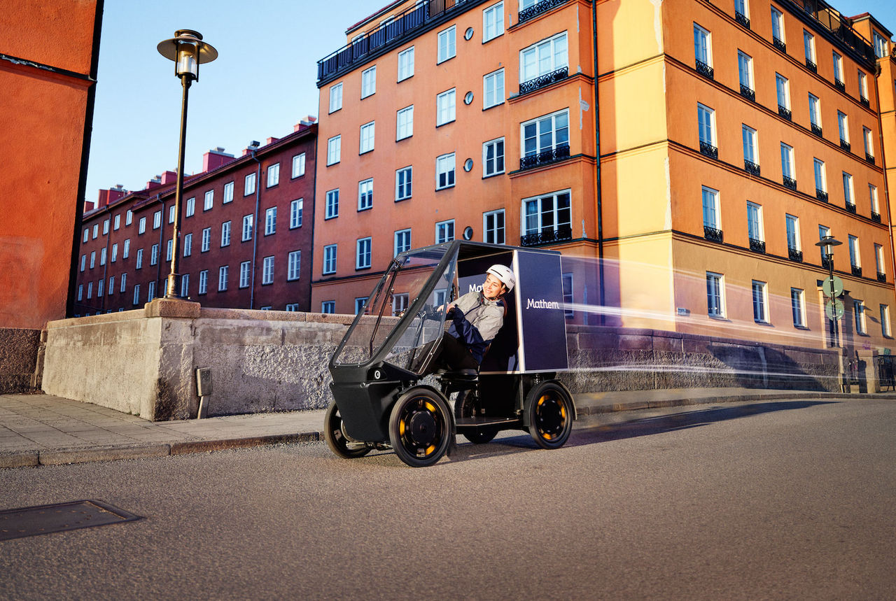 Mathem Express använder lastcyklar från Vok