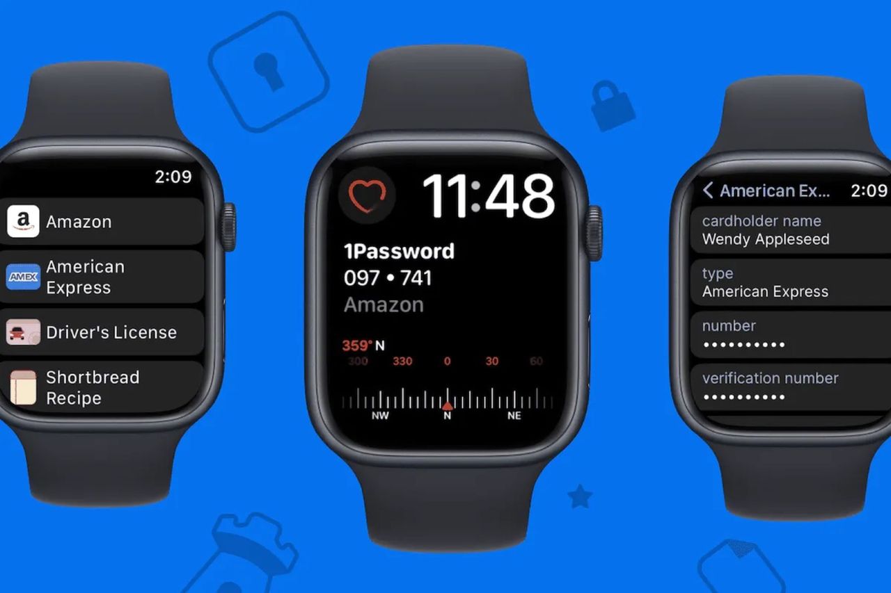 1Password 8 kommer till Apple Watch