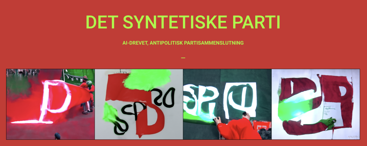 Nytt politiskt parti i Danmark styrs av en AI
