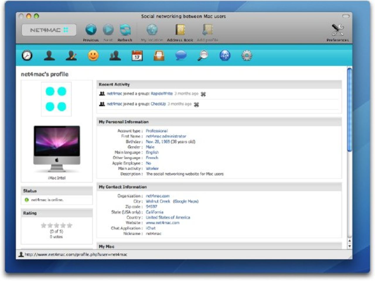 Ny nätverkstjänst exklusiv för macanvändare