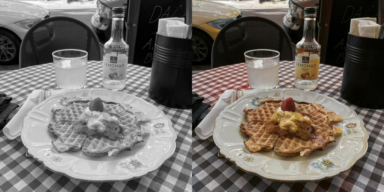 Palette.fm kan färglägga svartvita bilder