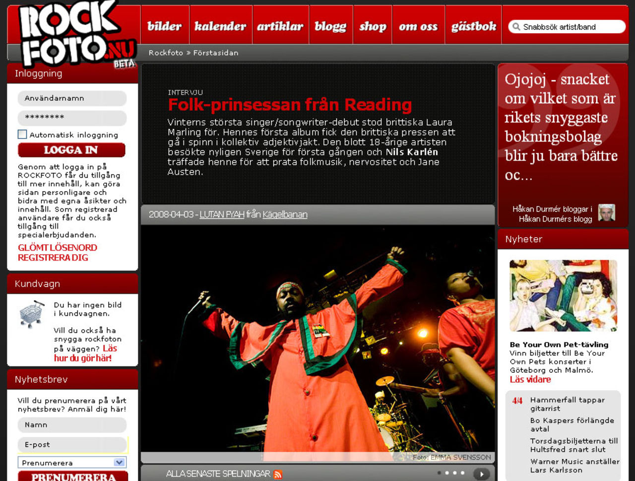 Rockfoto lanserar ny sajt