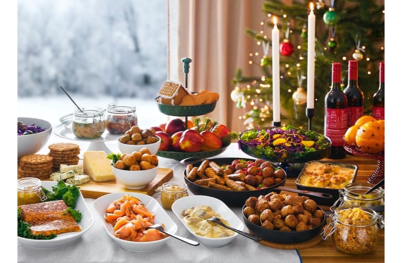Ikeas julbord får fler vegetariska alternativ