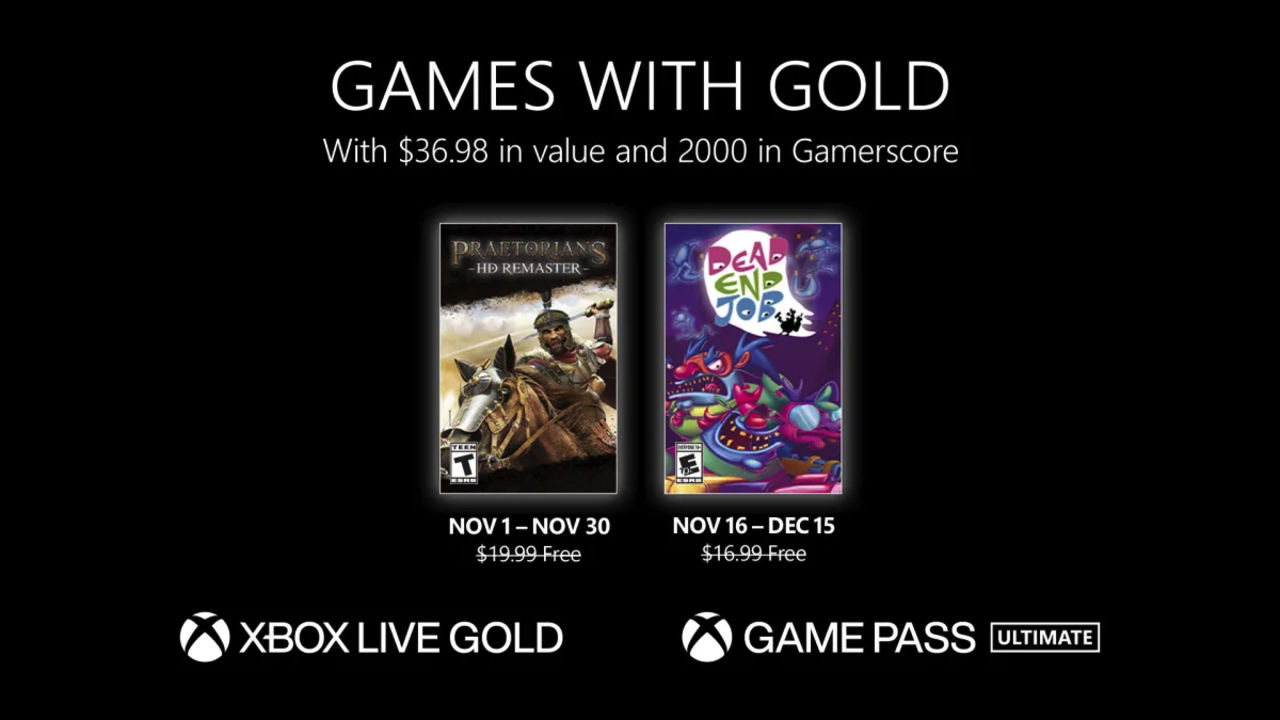 Nästa månads Games With Gold-spel