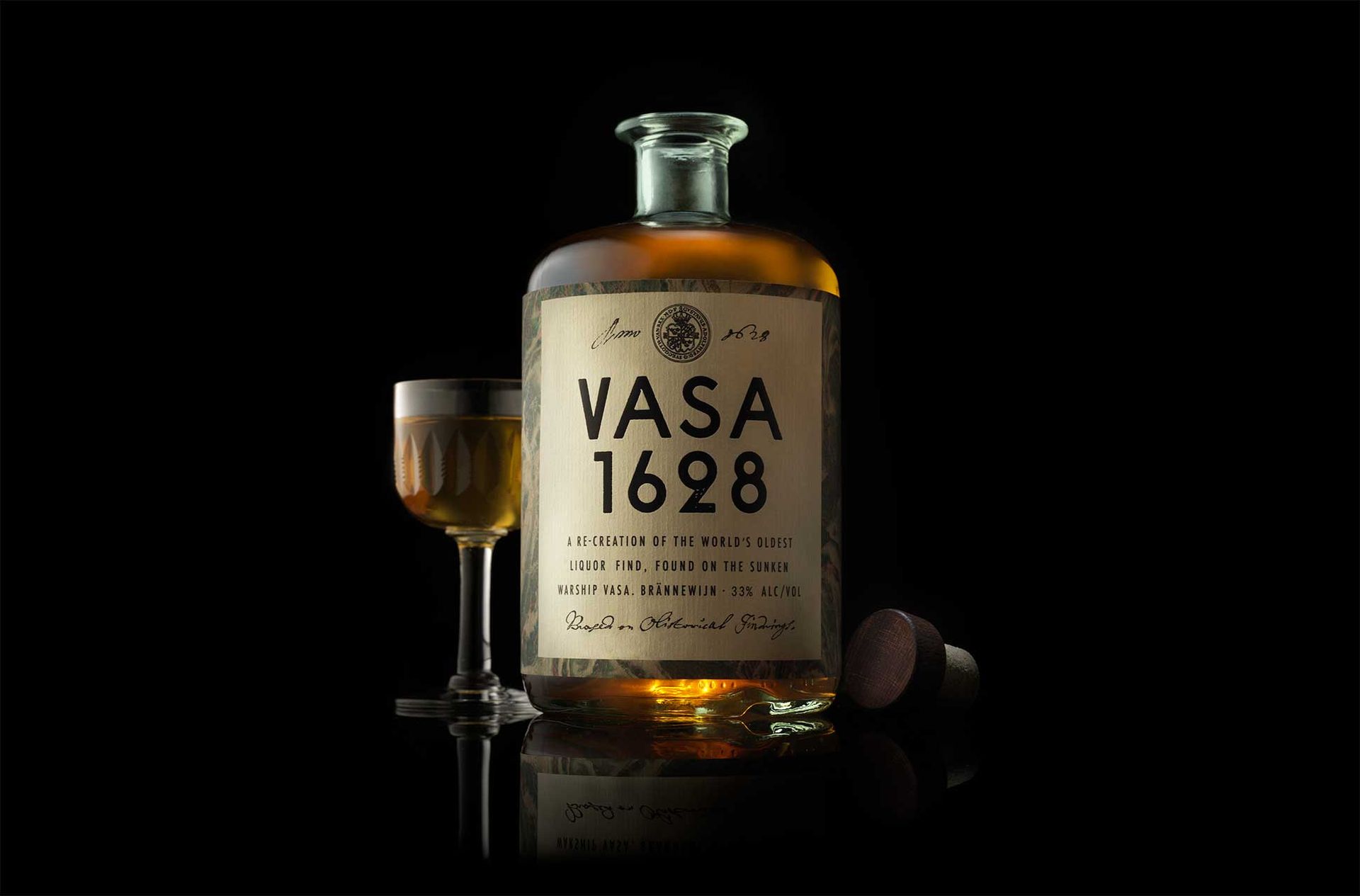 Brännvin från Vasaskeppet återskapad