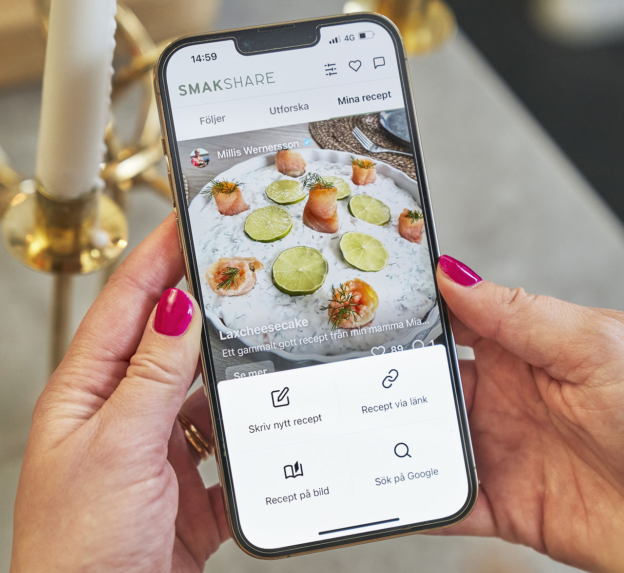 SmakShare är en ny receptapp