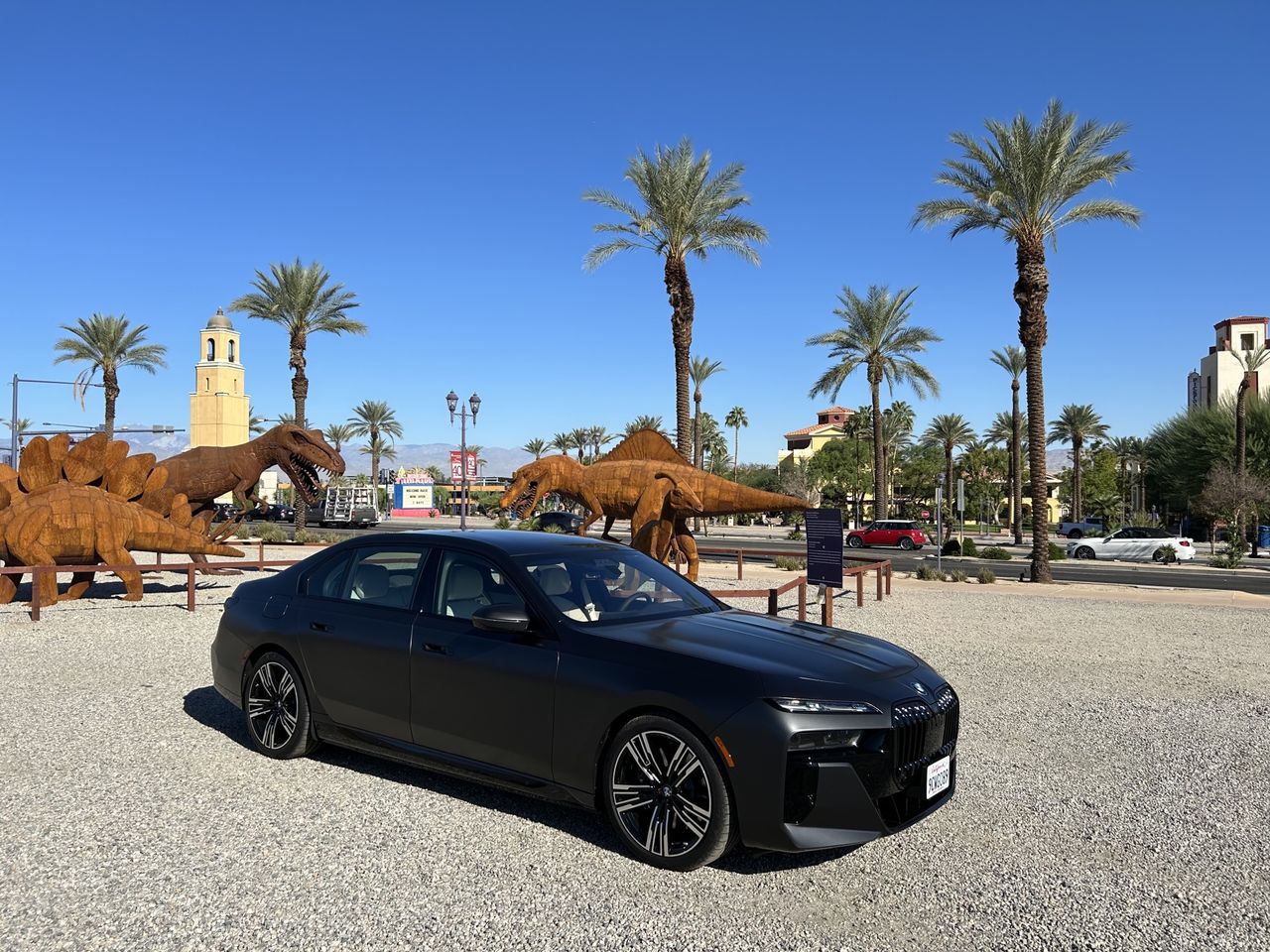 Jag vill bara åka i BMW i7, inte köra den