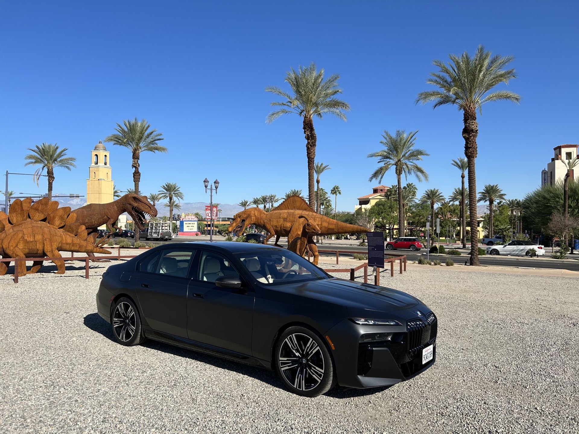 Jag vill bara åka i BMW i7, inte köra den