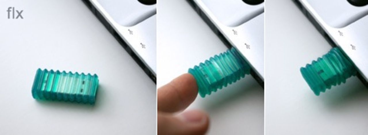 Smart USB-minne som saknar lock