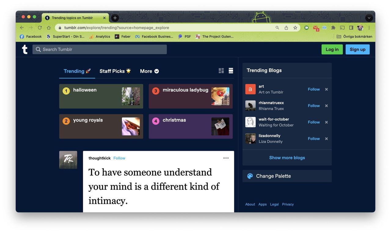 Tumblr börjar tillåta nakenbilder igen