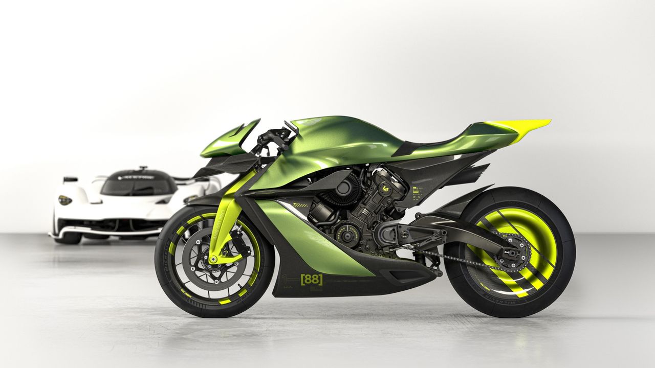 Aston Martin presenterar ny motorcykel