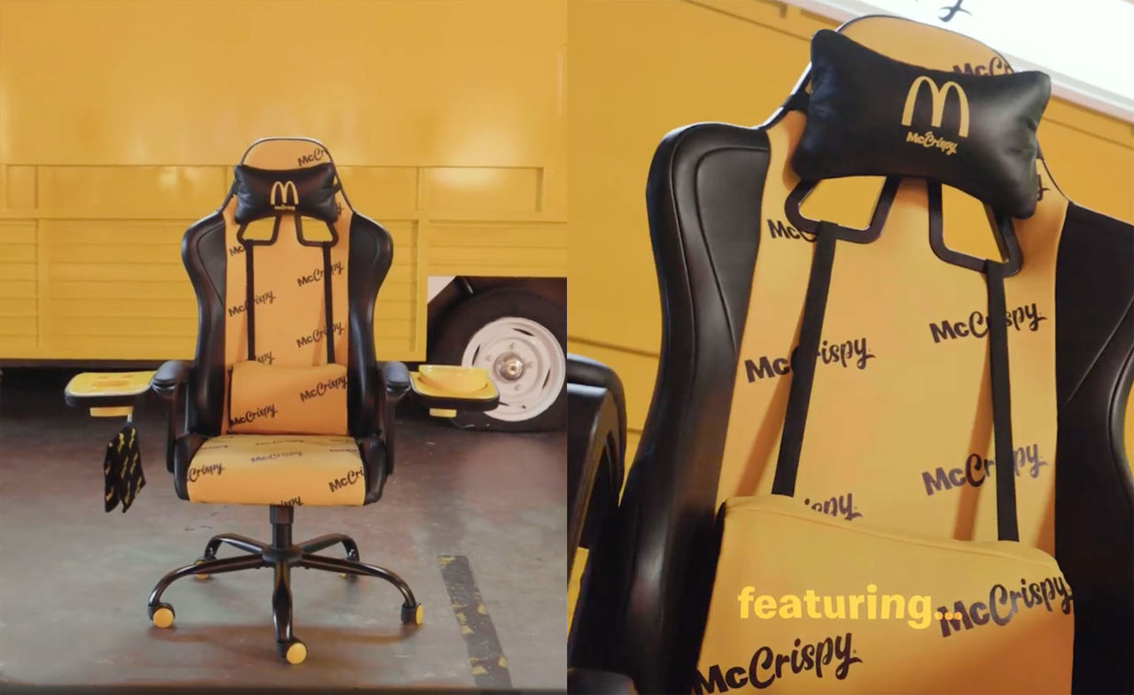 McDonalds tävlar ut fläcksäker gamingstol