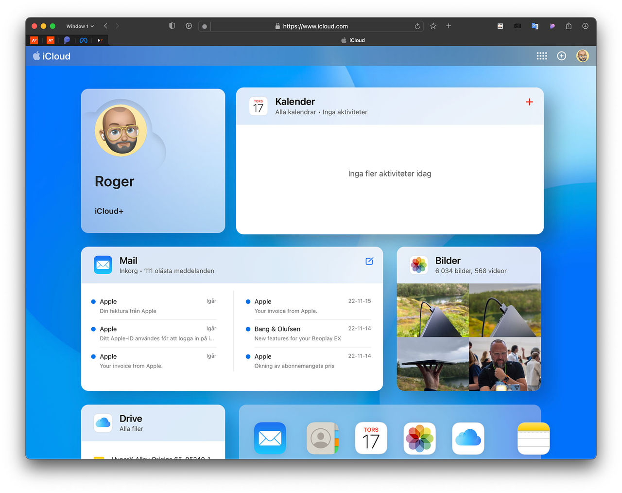 iCloud på webben får nytt utseende
