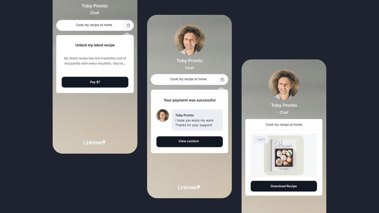 Nu kan kreatörer sälja dokument på Linktree