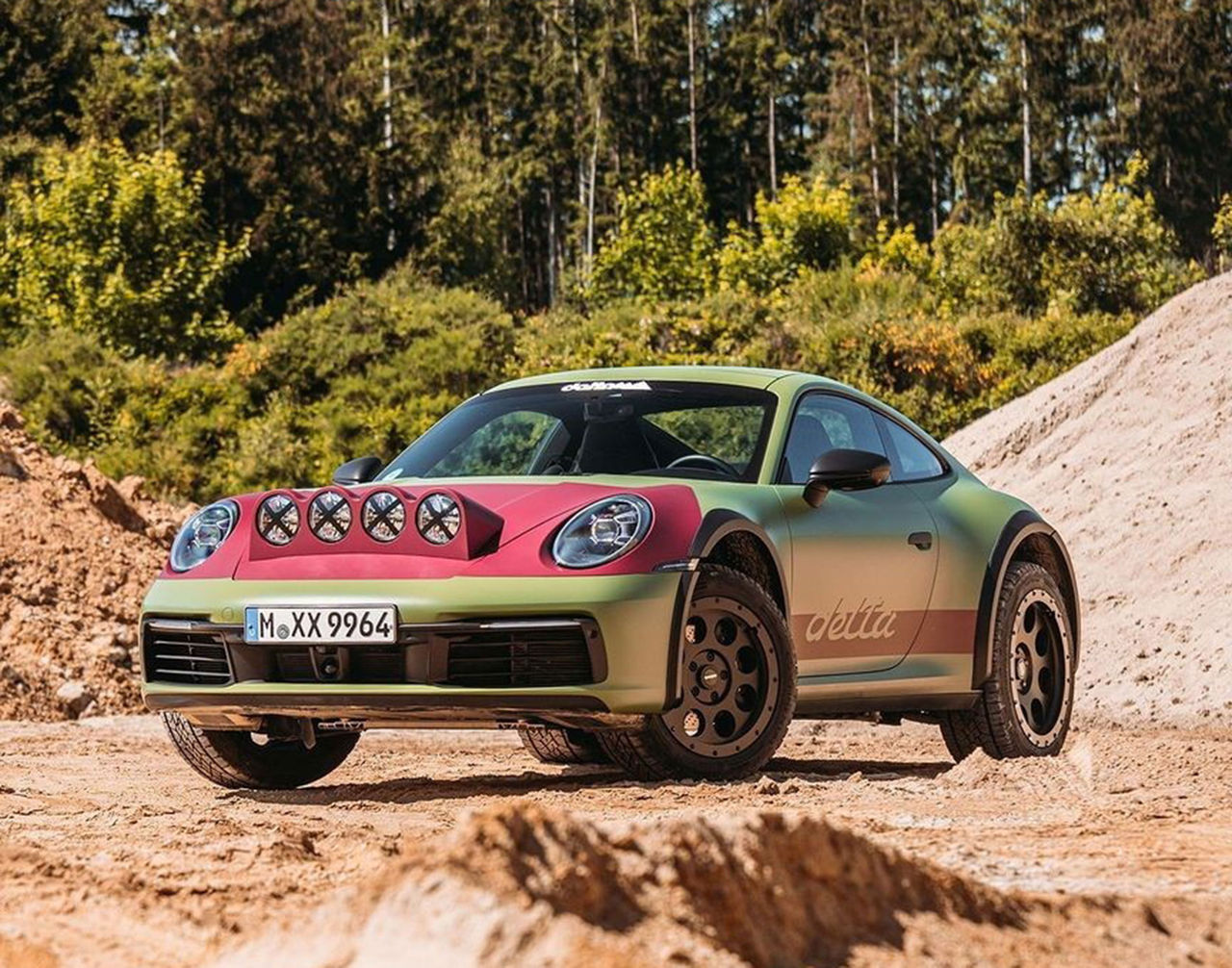 Delta4x4 fixar upphöjd Porsche 911
