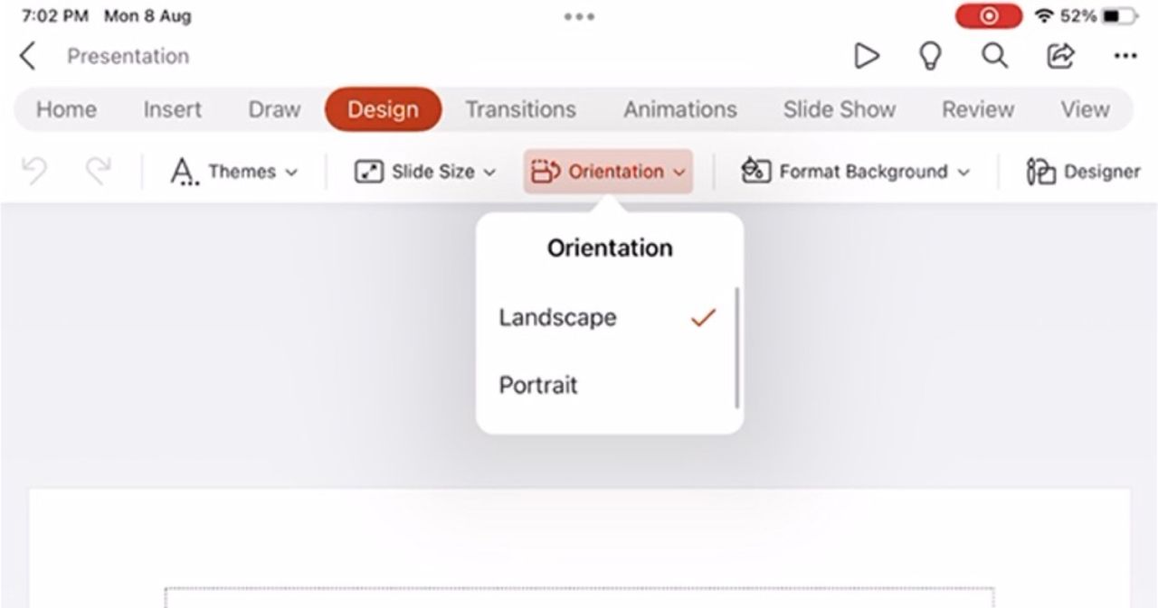 Nu går det att göra vertikala PowerPoints