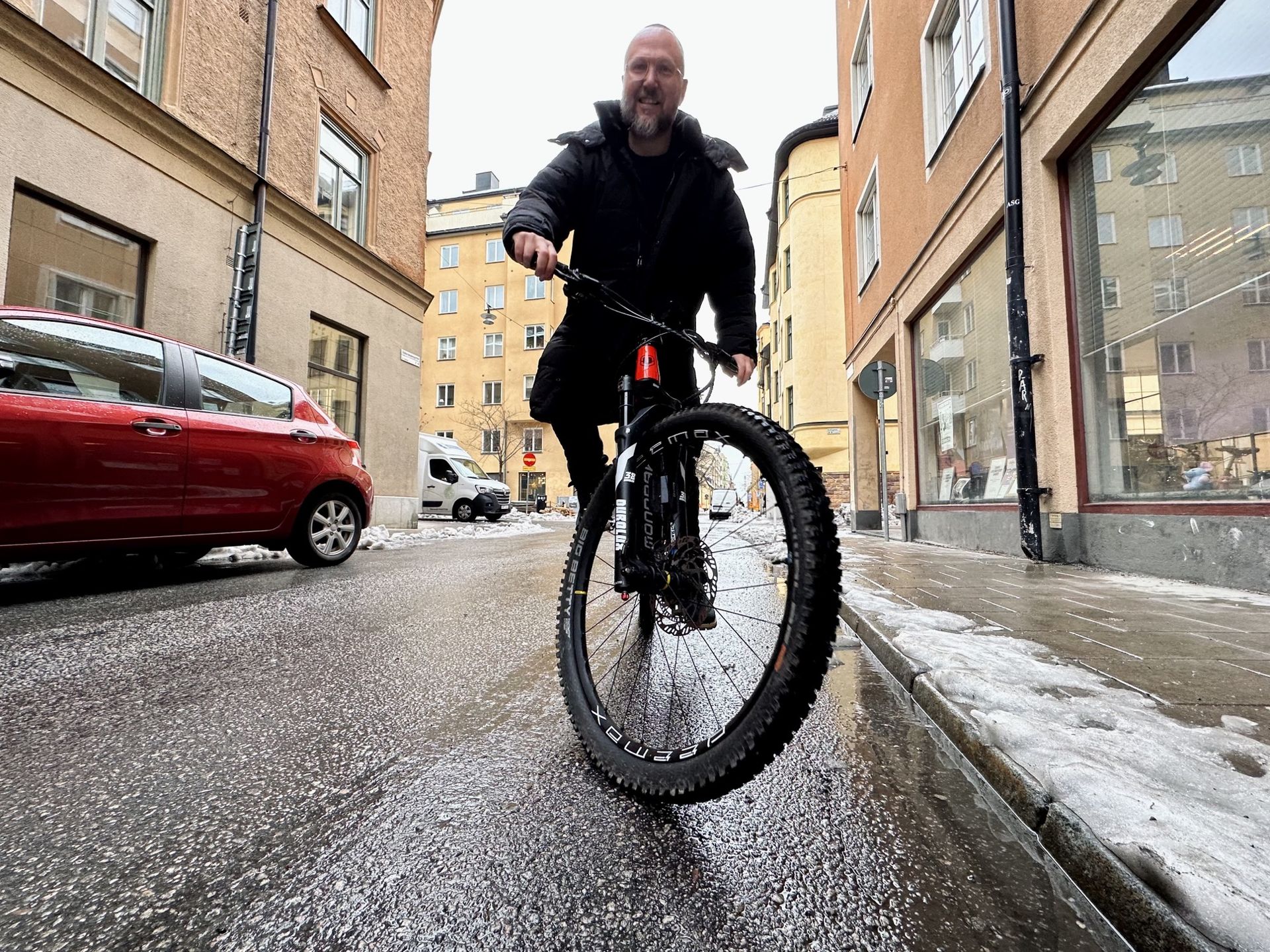 Jag har snabbtestat en cykel med ABS-bromsar