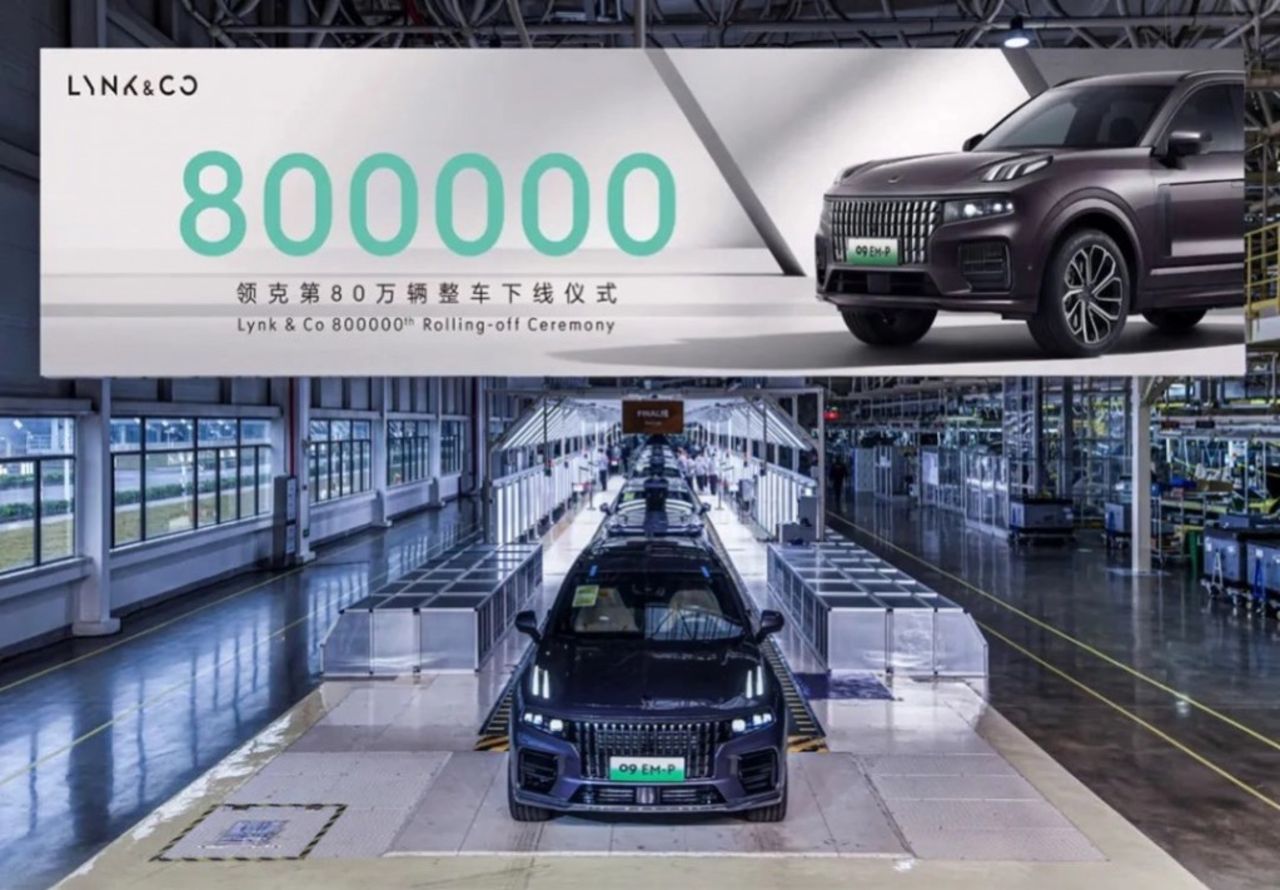 Lynk & Co har nu byggt 800.000 bilar