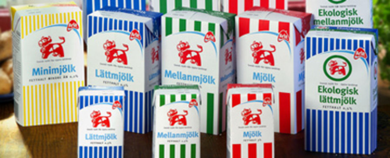 Reklam på mjölkpaketen