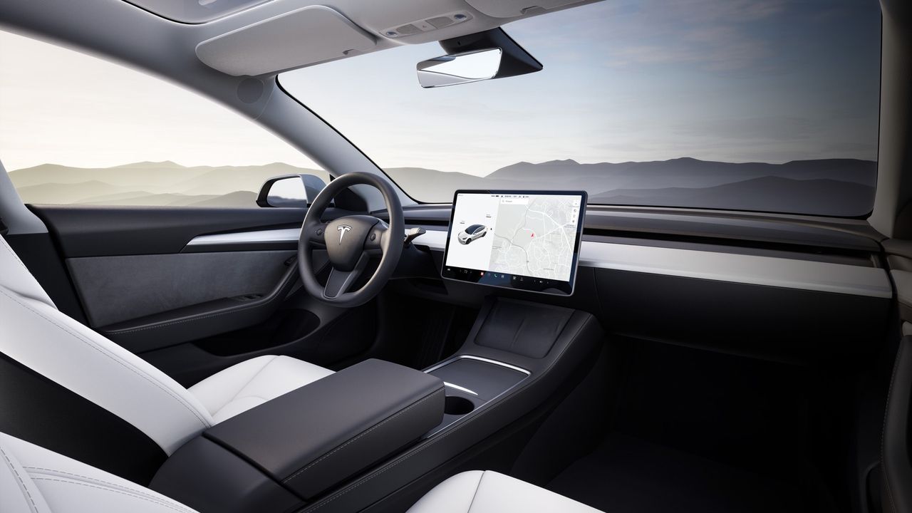 Tesla Model 3 ska få ännu mer minimalistisk interiör