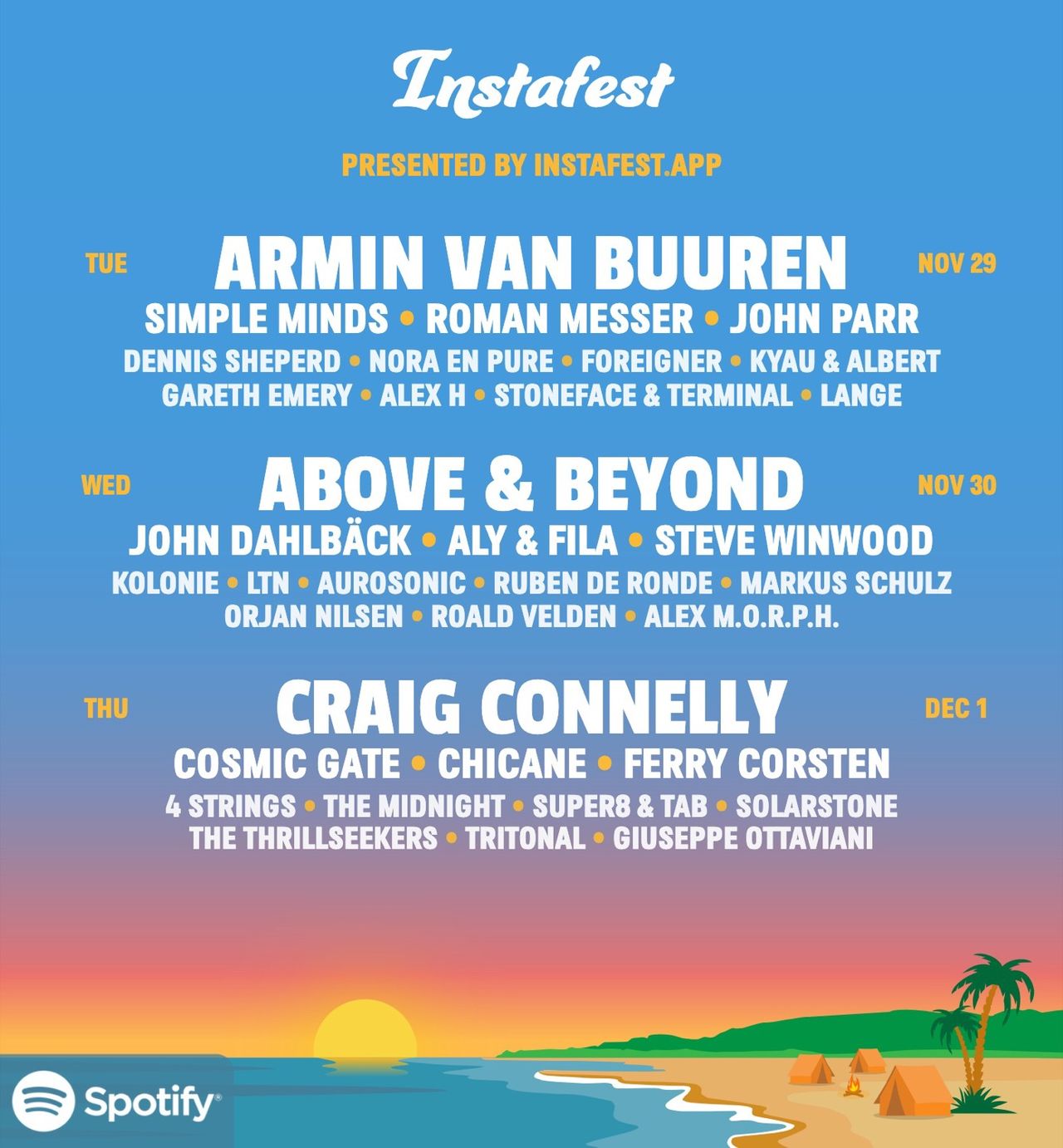 Gör din egna fiktiva festival baserat på Spotify-lyssningar