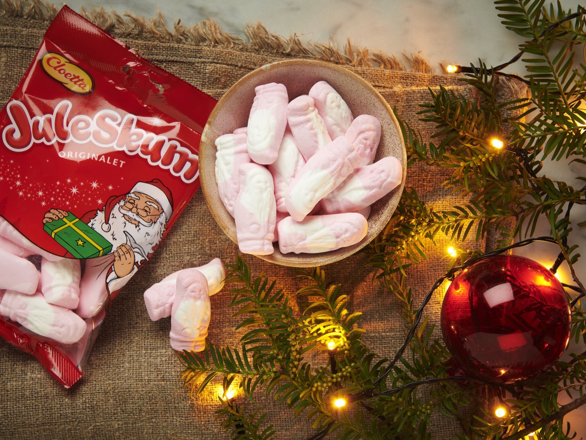 30 skumtomtar per person under julen