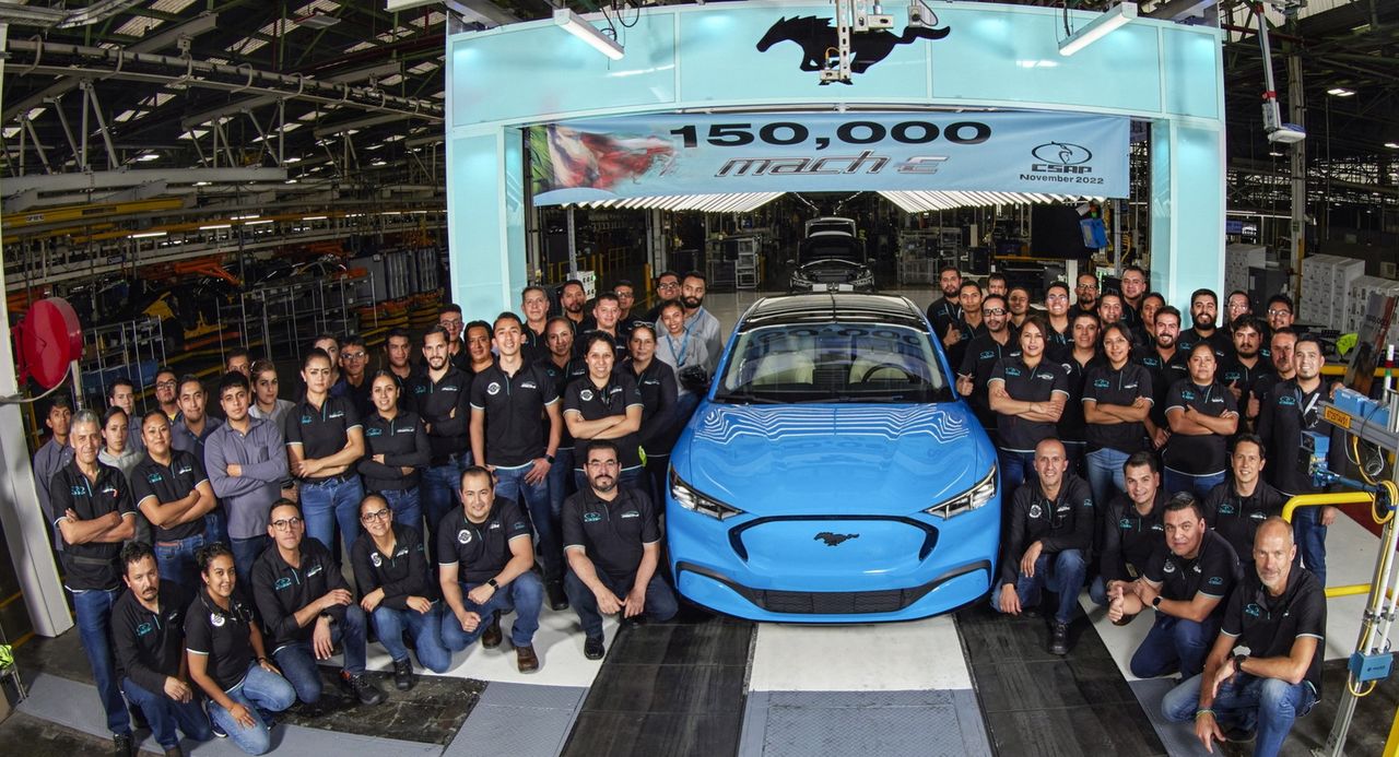 Ford har nu tillverkat 150.000 Mustang Mach-E