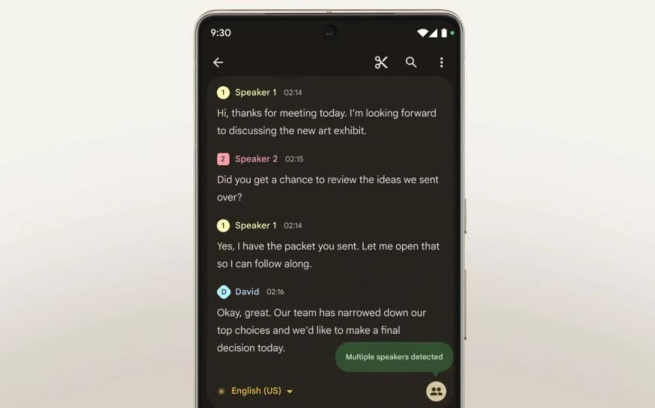 Google rullar ut ljudinspelare som känner igen olika röster