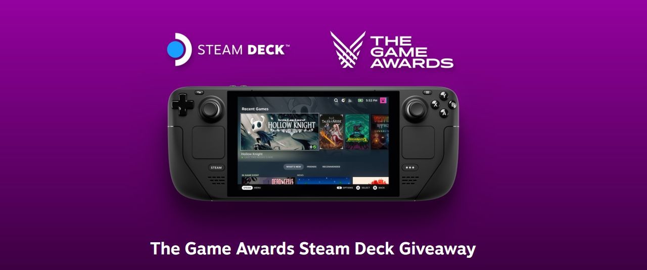 Valve ska ge bort Steam Decks under The Game Awards