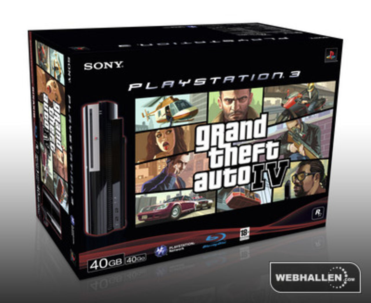 Playstation 3 + GTA IV = Ny PS3-bundle