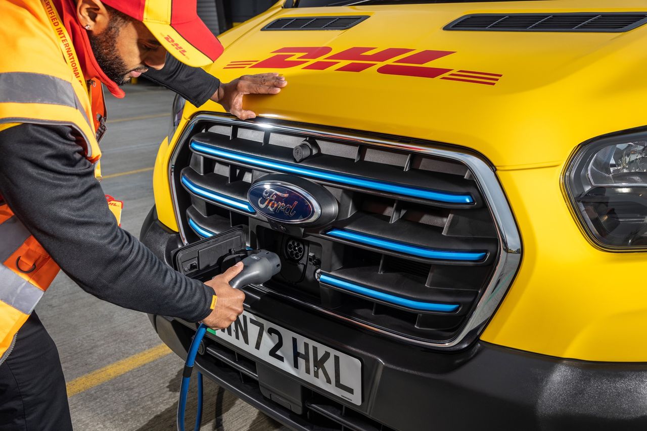 DHL beställer 2000 eldrivna Ford E-Transit