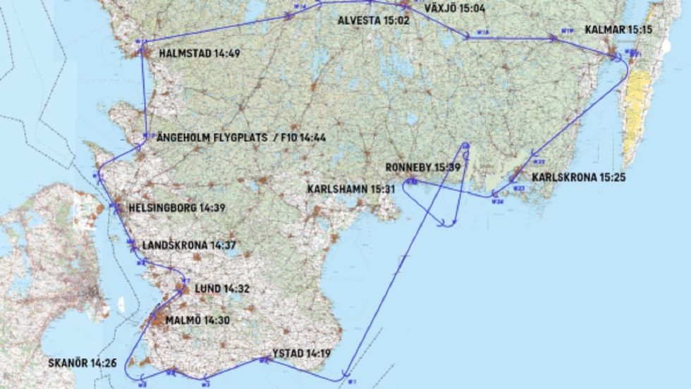 Idag börjar Flygvapnets julgransflyningar