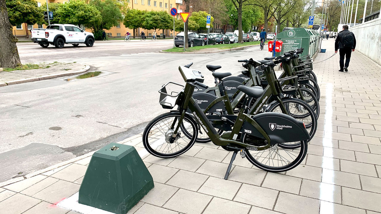 Stockholms hyrcyklar stoppas på grund av brandrisk
