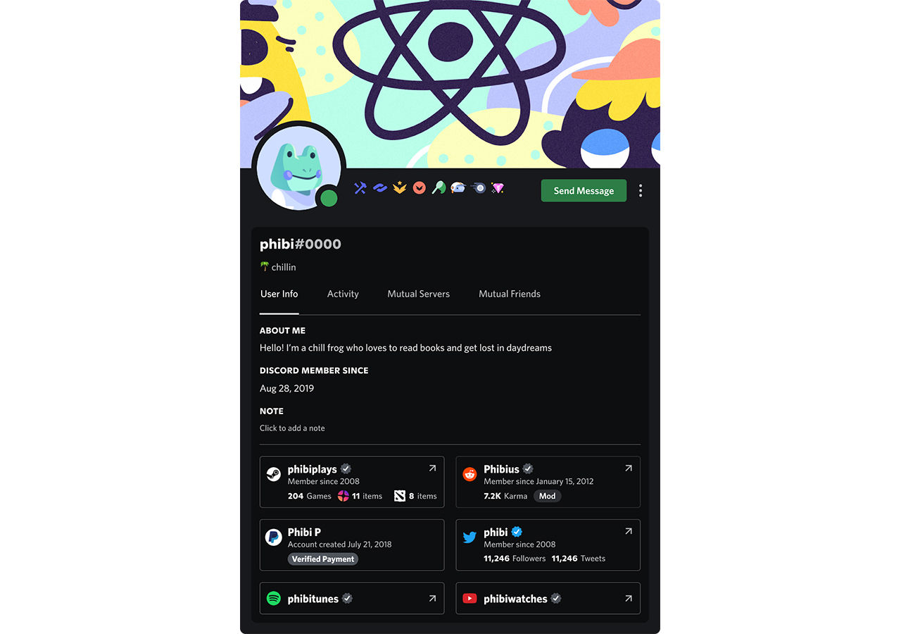 Discords koppling till andra konton blir mer användbar