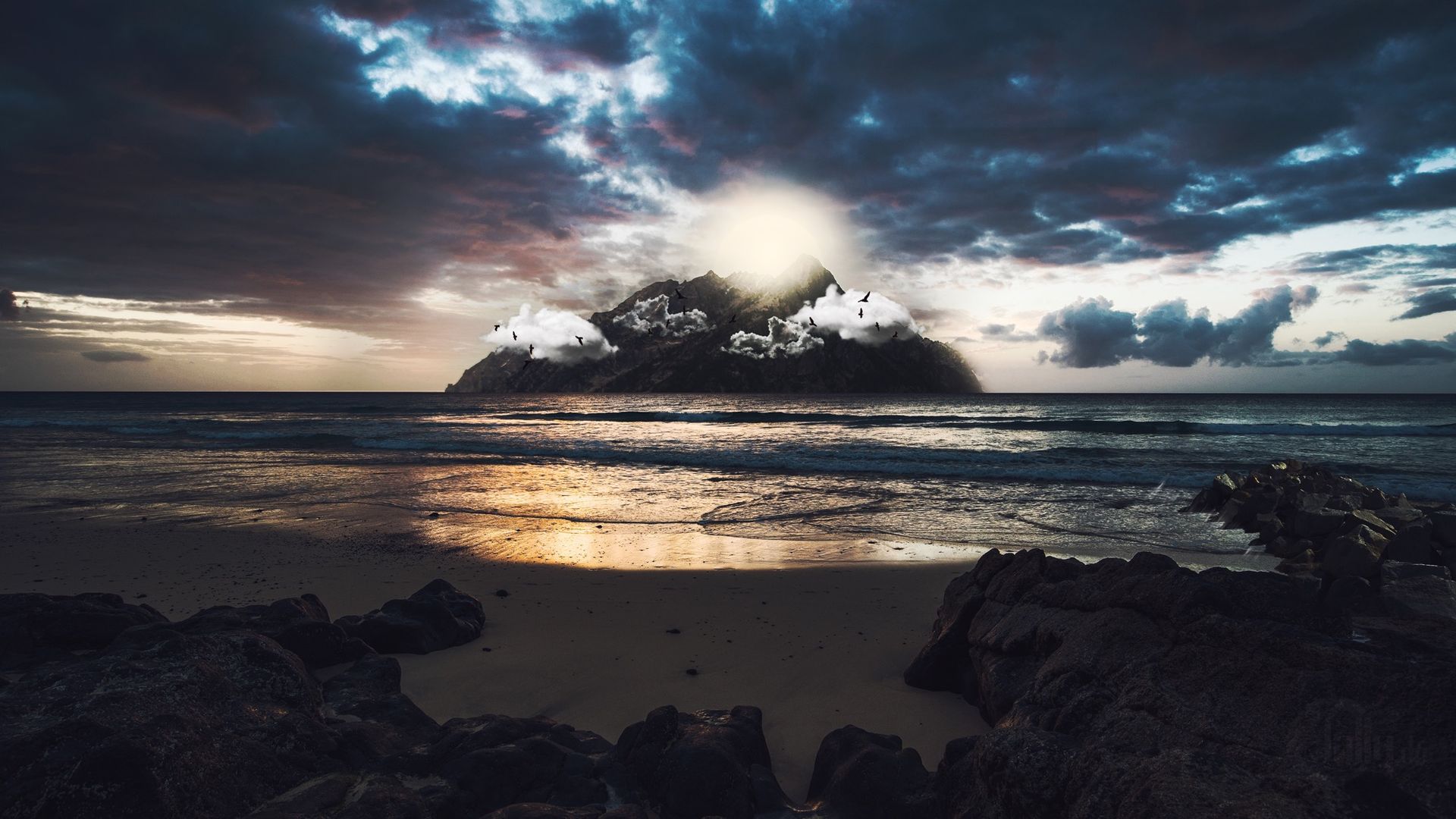 Somna till sjörapport och stråkar