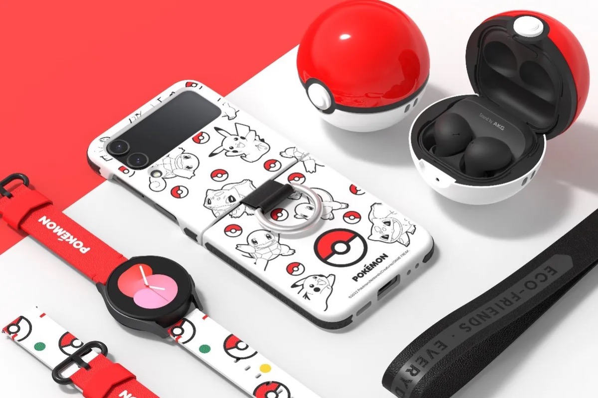 Samsung rilascia più accessori Pokemon.  Per telefoni, orologi e cuffie.