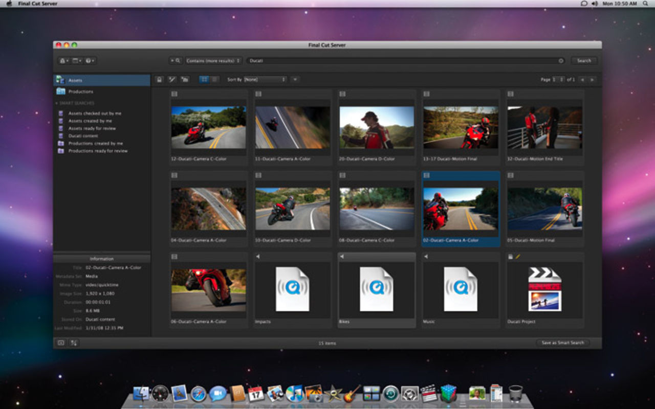 Final Cut Server leveransklar