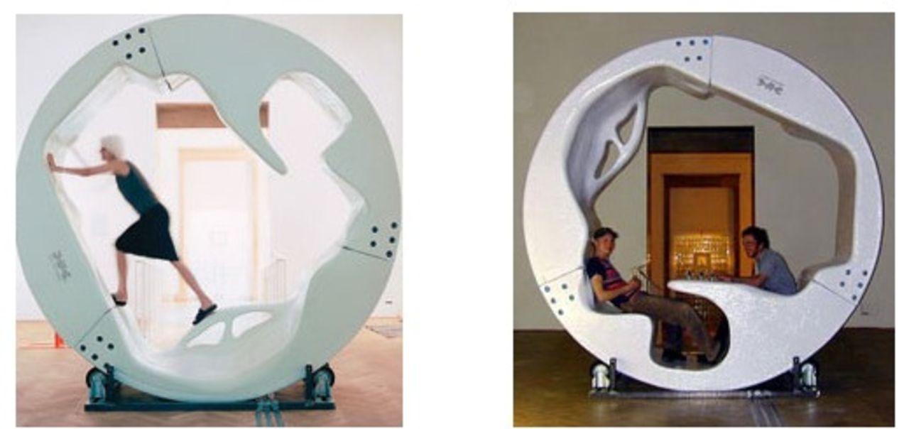 Ett jättestort hamsterhjul