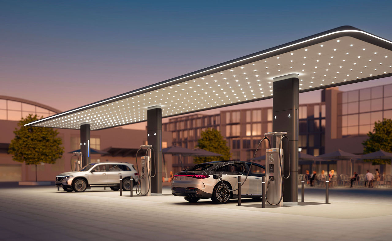 Mercedes ska bygga eget laddnätverk
