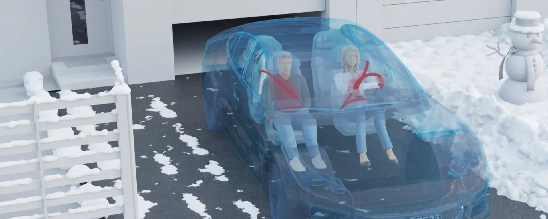 Säkerhetsbälten med värme i