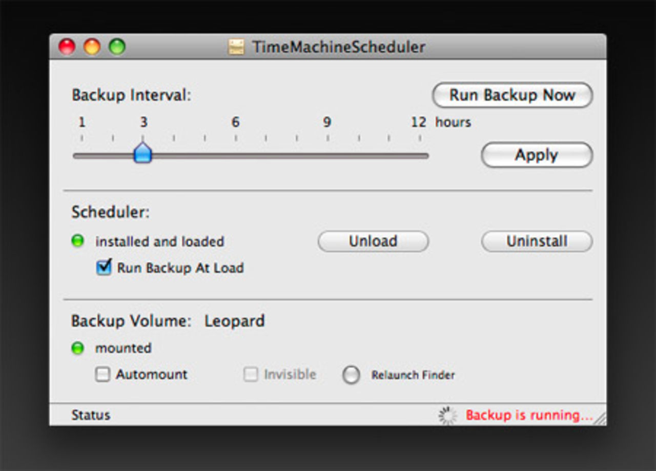 Schemalägg backup med TimeMachineScheduler