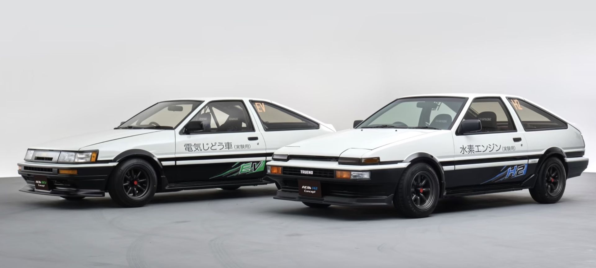 Toyota visar el- och vätgasversioner av klassiska modeller 