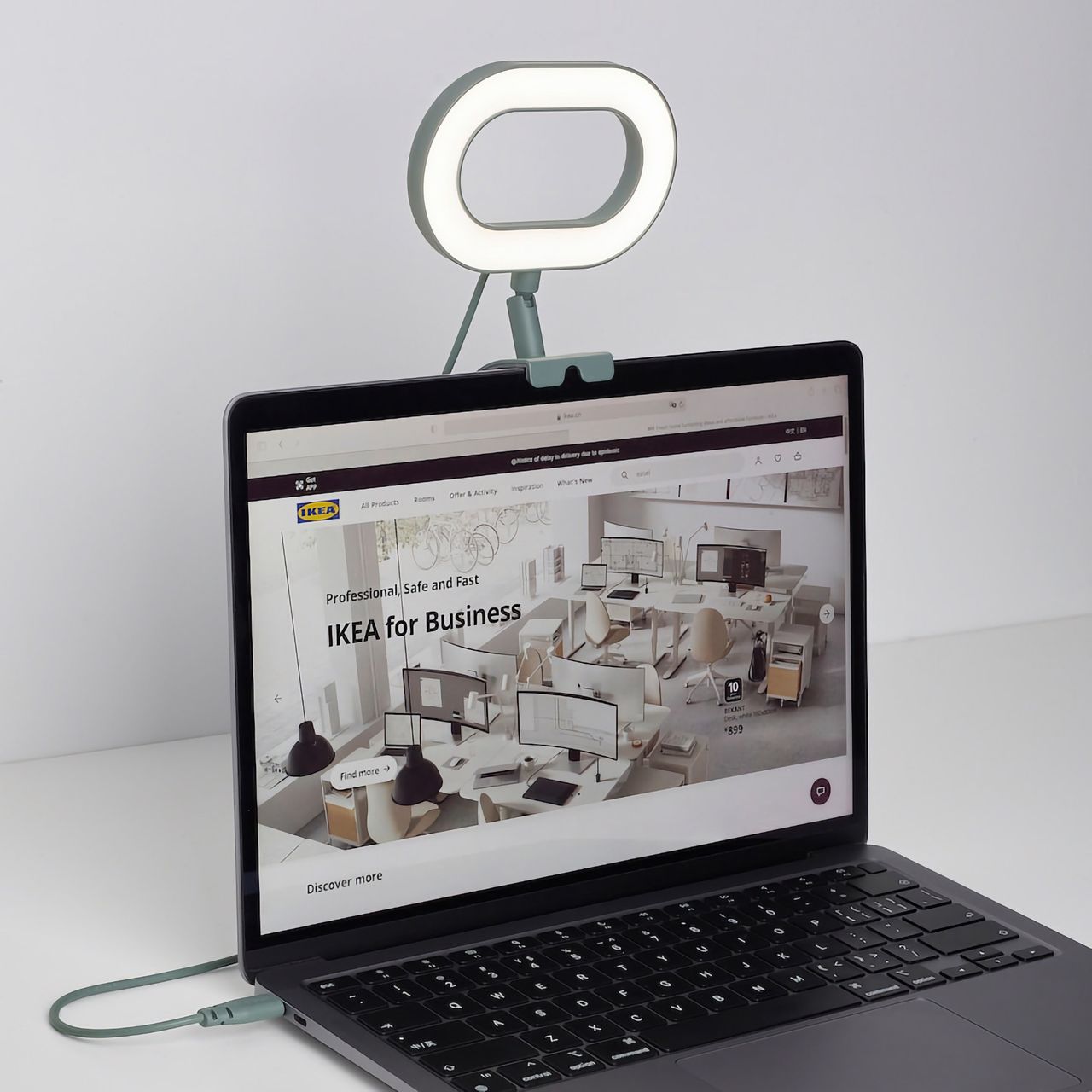 Ikea släpper billig ringlampa för din laptop