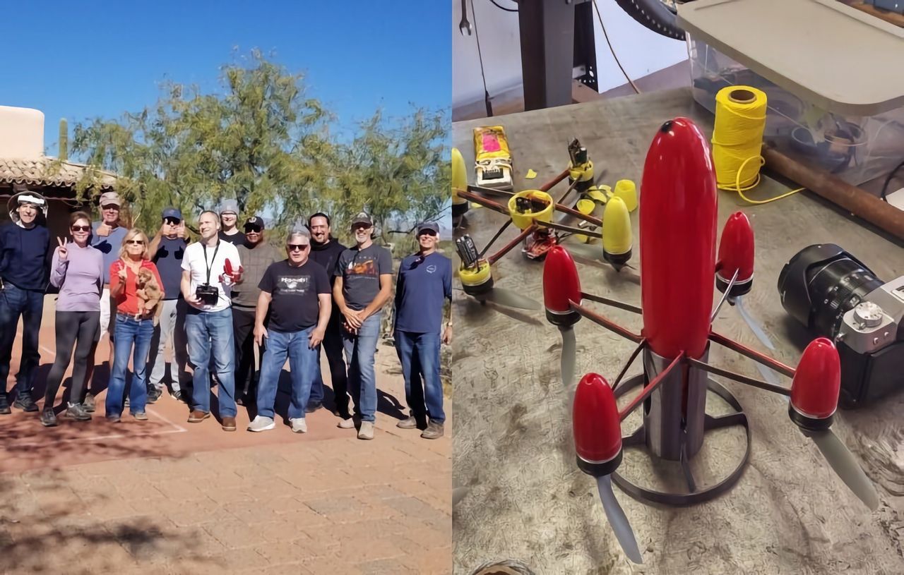 Batteridriven drönare slår hastighetsrekord