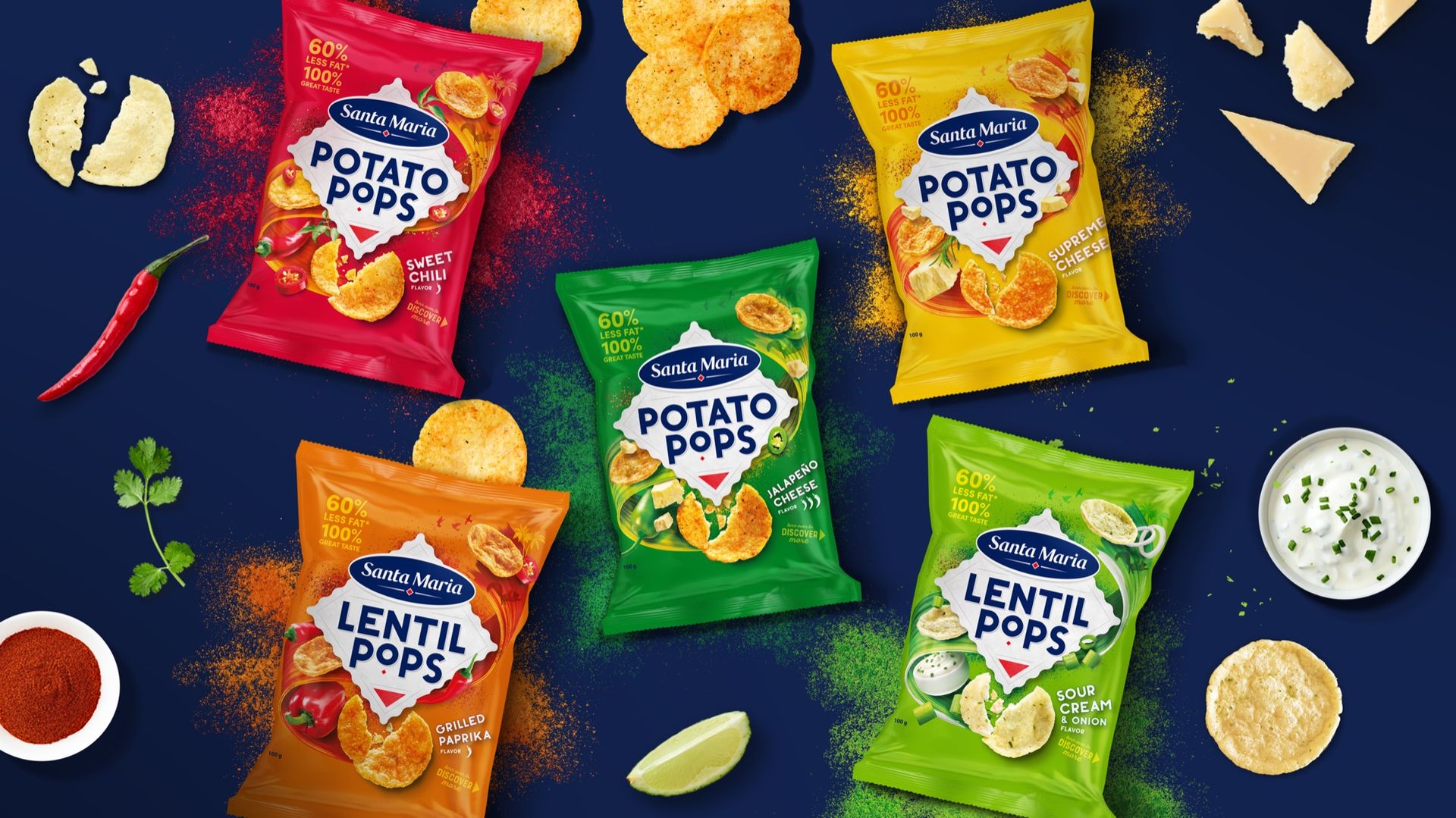 Santa Maria presenterar poppade chips