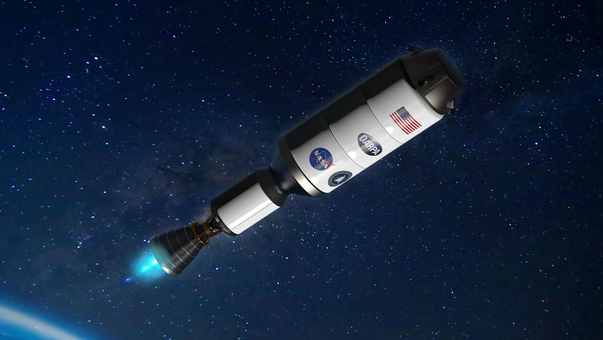 NASA och DARPA ska bygga atomdriven rymdfarkost