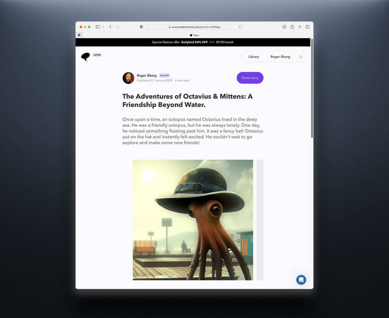 Fixa godnattsagan med AI