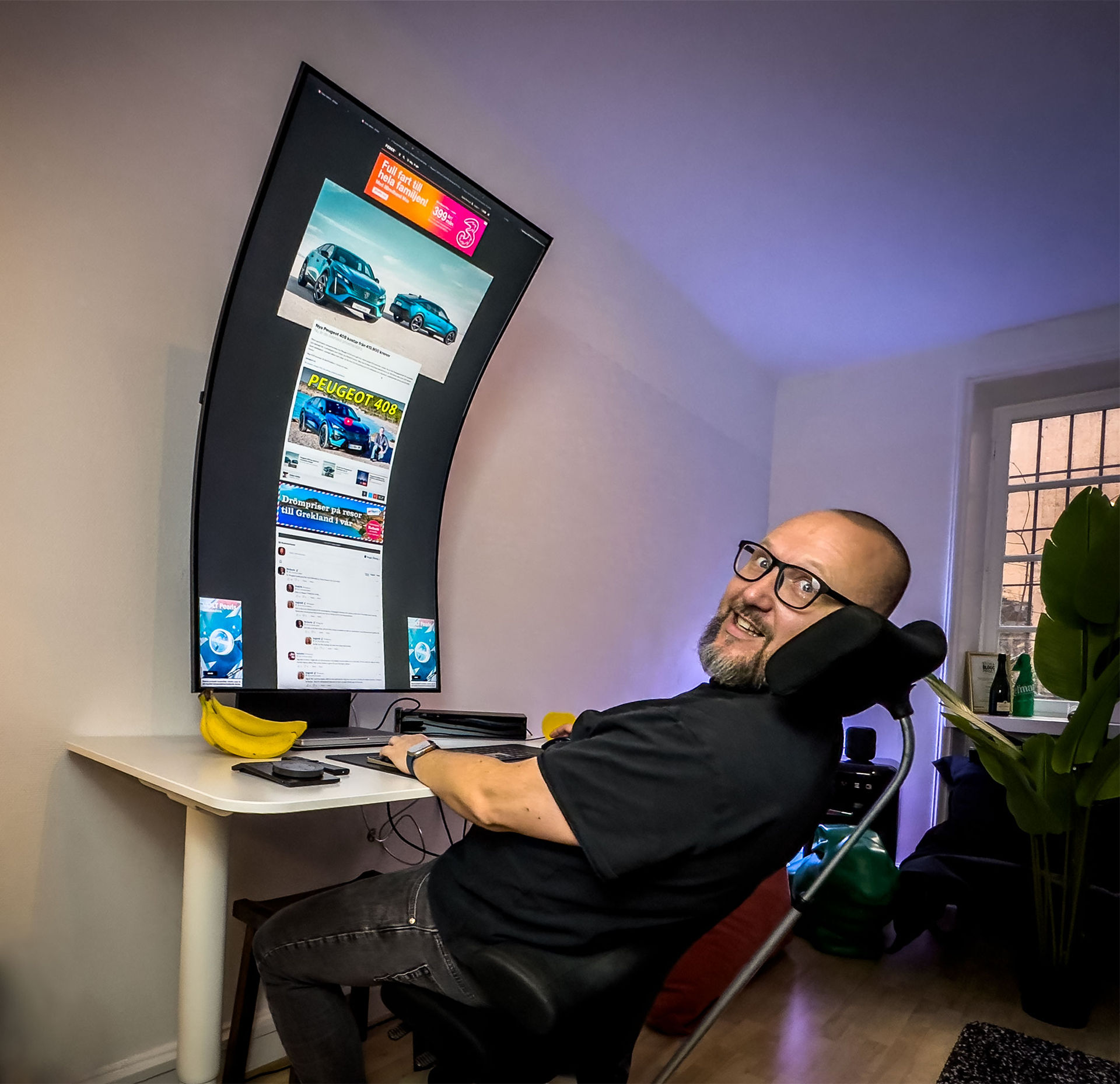 Vi har testat Samsungs bisarra Odyssey Ark